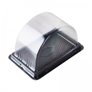 Eco Friendly Biodegradable Compstable Cake Packing Box ympäristön kannalta kirkas läpipainopakkaus kakkuja varten