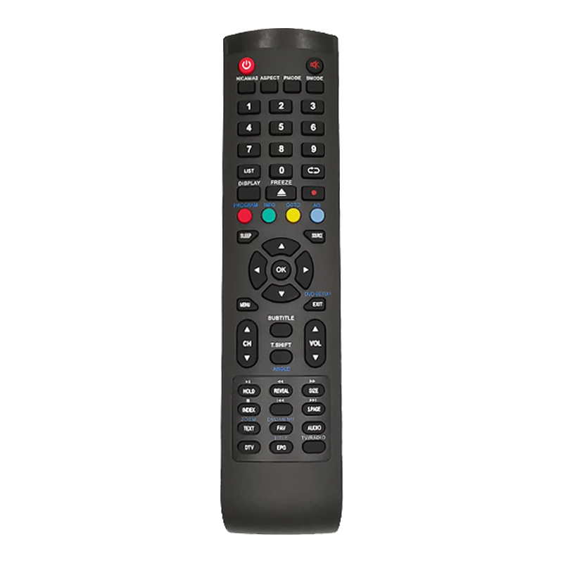 Tehdas tukkukauppa, halpahintainen OEM-kaukosäädin Kaksinkertainen IR-kaukosäädin älykästä TV/STB/DVB:tä varten