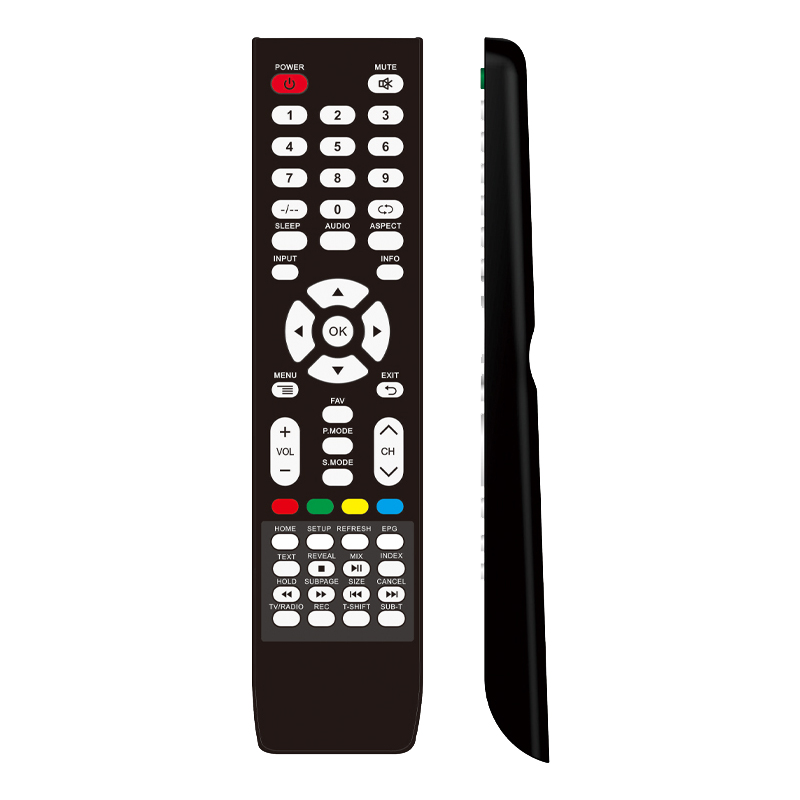 Tehtaan OEM-korkealaatuinen, edullinen, edullinen langaton infrapunakaukosäädin televisiolle \/ digiboksille