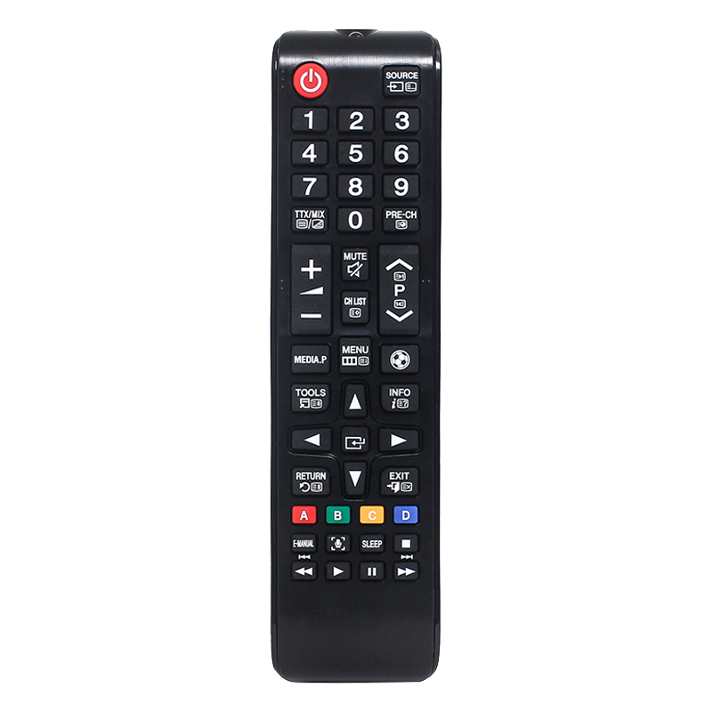 Suosittu ja kuuma myynti 44 avainta DVD-soittimen kaukosäädin IR \/ 2,4 GHz Samsung-TV-kaukosäädin LCD-LED-TV-kaukosäätimelle