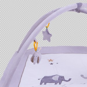 Square playmat - elefantti