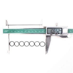 Spot tukkuhalkaisija 0,8 tuuman musta kertakäyttöinen korkea elastinen kuminauha hiukset kuminauha