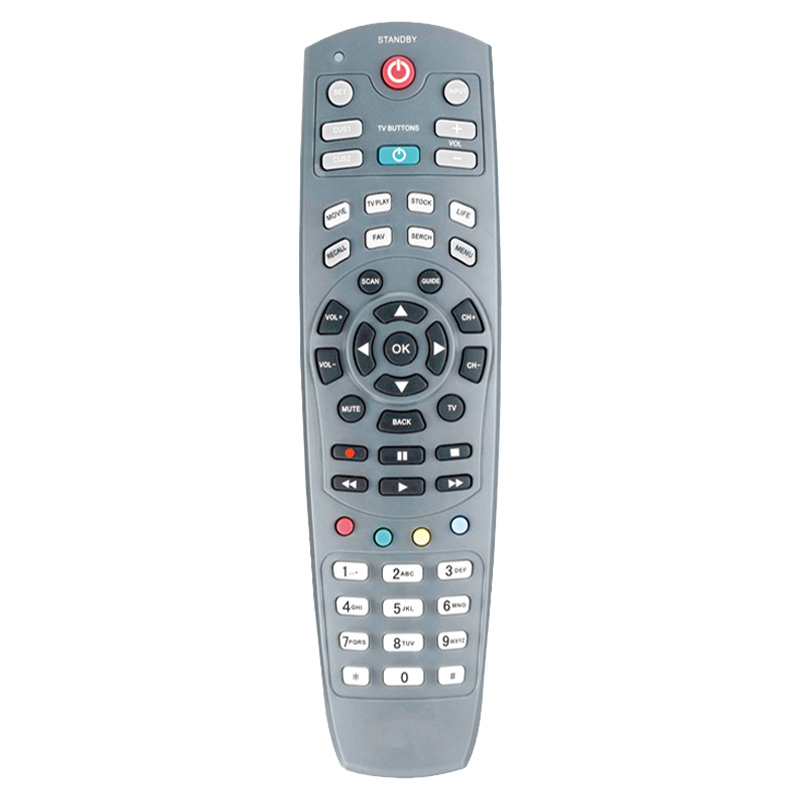 Räätälöity uuden mallin langaton IR-langaton ABS-yleiskaukosäädin kaikille tuotemerkeille LCD \/ LED-TV \/ sky-TV
