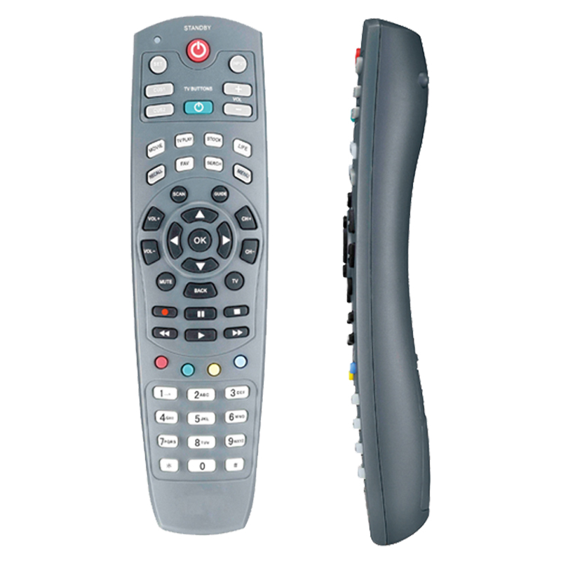 Räätälöity uuden mallin langaton IR-langaton ABS-yleiskaukosäädin kaikille tuotemerkeille LCD \/ LED-TV \/ sky-TV