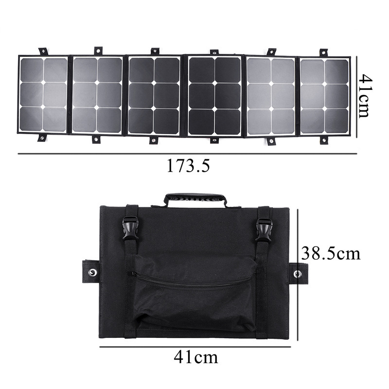 180W Solar taitettavat pussit