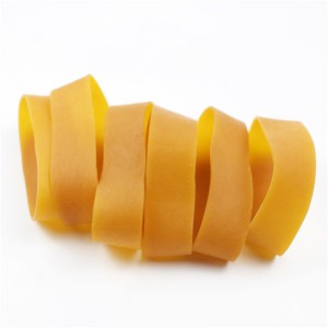 Laajenna laaja-alaista, erittäin joustavaa kumivyötä sekä turvallista ja ympäristöystävällistä kumirengasta taskurapujen sitomista varten