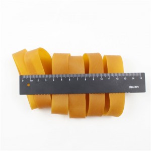 Laajenna laaja-alaista, erittäin joustavaa kumivyötä sekä turvallista ja ympäristöystävällistä kumirengasta taskurapujen sitomista varten