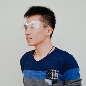 Fog Anti-Safety Equipment Custom Isolation Muovinen Blocc-kasvosuoja