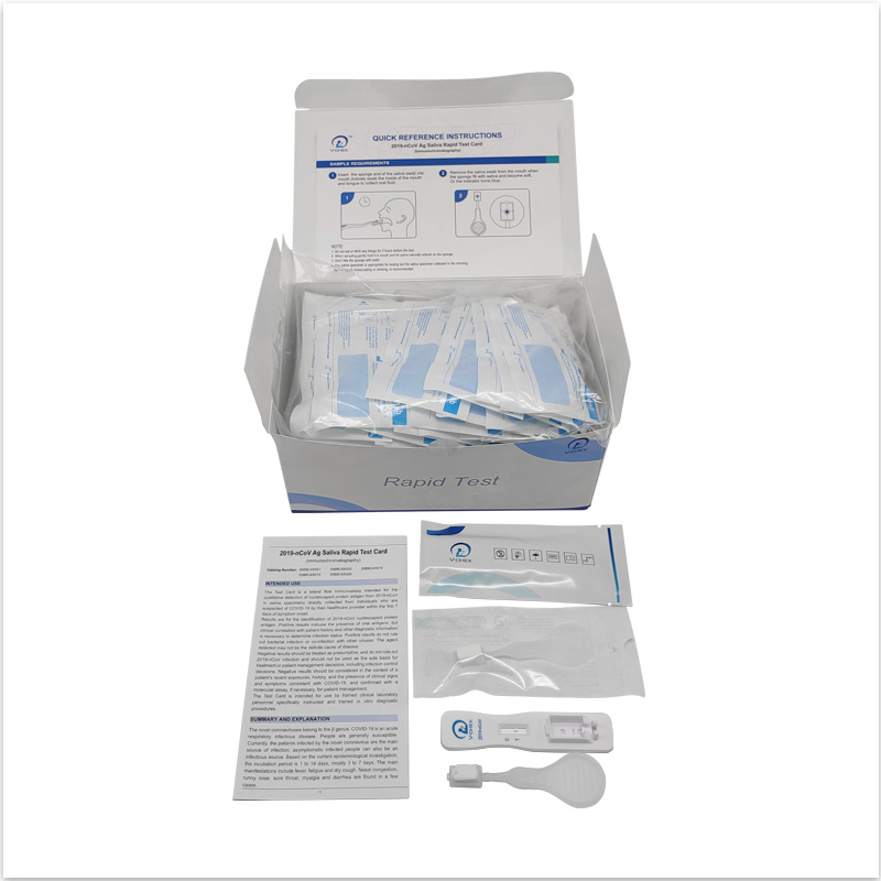 V-CHEK ™ 2019-nCoV Ag -syljen nopea testi (immunokromatografia)