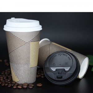 Kertakäyttöinen yhden tapetin kahvikuppi