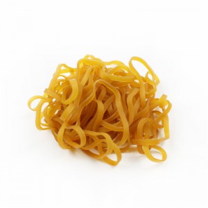 Tehtaalla räätälöity pidennetty ja laajennettu keltainen läpinäkyvä korkean lämpötilan ikääntymistä estävä teollisuuskumivyö