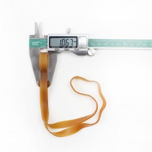 Valmistajat räätälöivät luonnonkumin päävärin korkean elastisuuden ja sitkeyden teollisuuskuminauhat