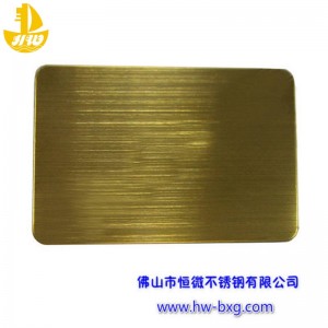 Väri ruostumaton teräslanka piirustuskorttinro 8