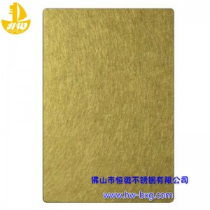 Väri ruostumaton teräs satunnainen kuvionro 3