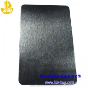 Väri ruostumaton teräs himmeä lauta 1