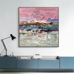 Canvas Frame abstrakti uusi design käsin maalattu koti sisustus valokuvan kuva lattia maalaus