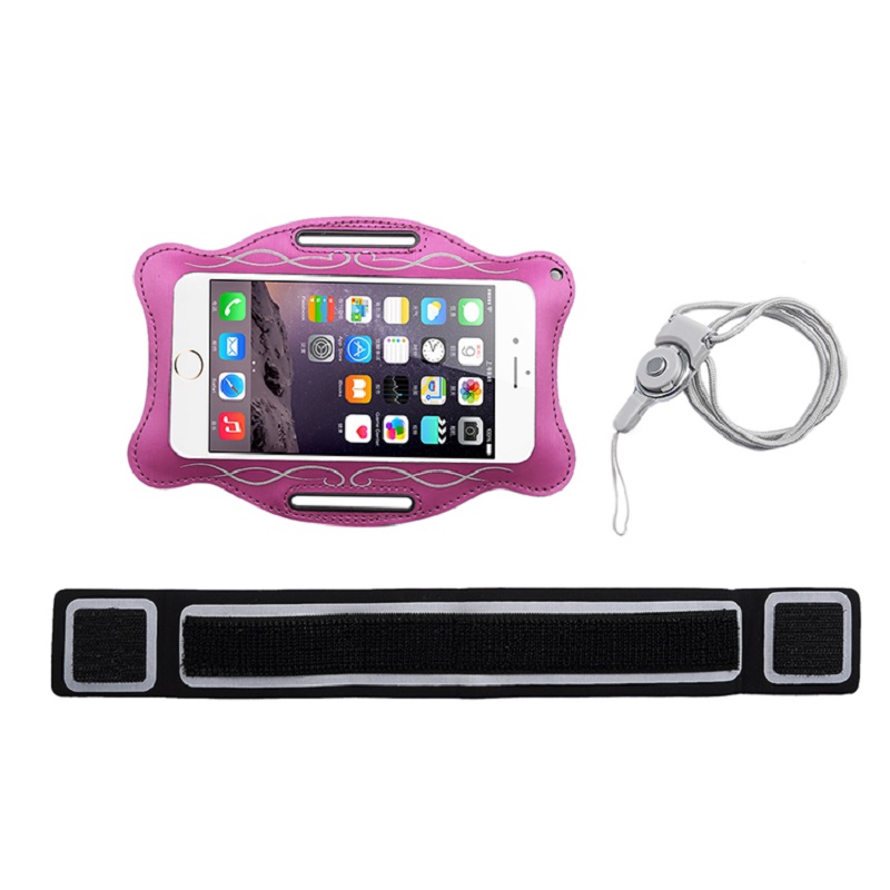 Neopreeni Korkealaatuinen Urheilu Running Armband Mobile Phone Pack 6.5 tuuman varren kaistan koteloukku matkapuhelimeen