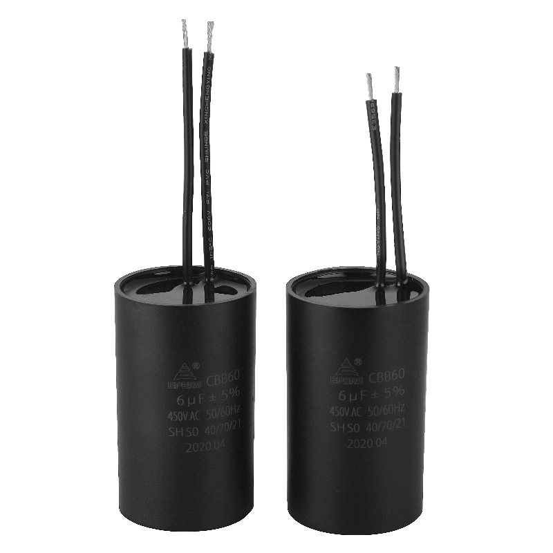 6UF 450V SH S0 40/71/21 CBB60 AC-moottorin kondensaattori