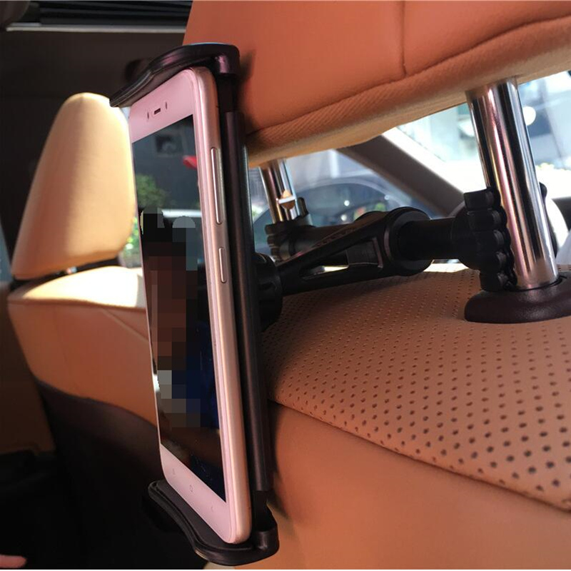 Bactsat Car Mobile Holder Car Tausta Puhelin Tablet Mount iPhone 7 8 x iPad Samsung S8 Headrest Tabletin haltija