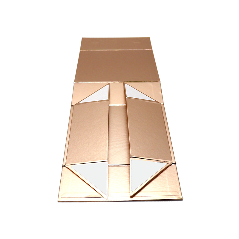 Eco Recyclebable Custom Culful painettu Rose Golden Luxury Pink Big Folding Magneettinen pakkauskotelo