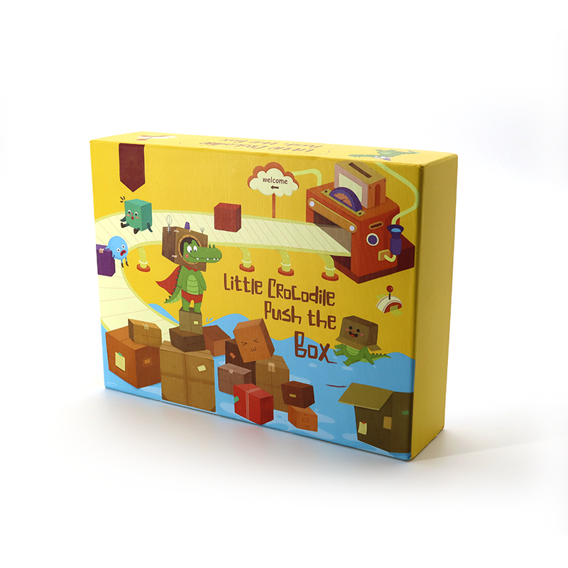 Mukautettu koko ja suunnittelupaperi Jigsaw Puzzle lahjapakkaus pahvi jäykät laatikot