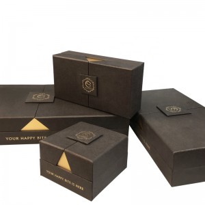 Tukku Custom Luxury Black Chocolate Bar Box Pakkaus lahjapakkaukseen