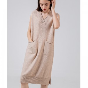 Muodikas trendi Casual Joker Neulottu V-kaula-liivi 68028#