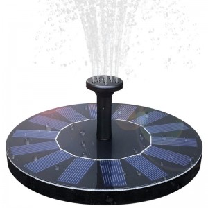 FAST FOUNTAIN Solar Birdbath Fountain, 1,4 W Aurinkopaneeli Kit vesipumppu aurinkoenergialla Floating Fountain Kit Solar Fountain