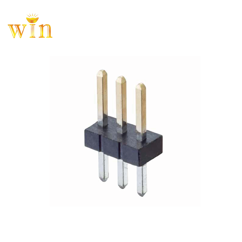 2.54mm Pitch 180 ° DIP Single Row 2p ~ 40p Pin otsikko