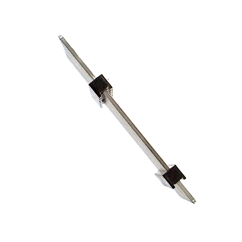 2.54mm 1x7p 180 ° DIP Single Row Double Muovinen PIN-otsikko 3 mm-13mm-6mm