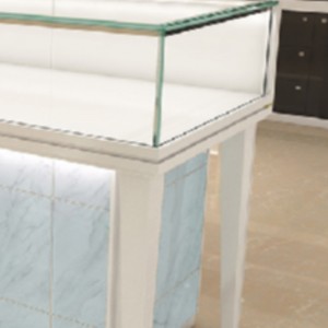 Katso, korut lasinnäyttökaappi