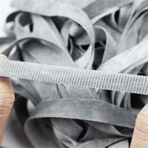 Maski raaka-aine kuminauha musta luonnonkumi joustavanauha kohokuvioitu kumihihna