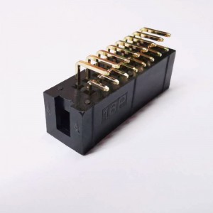 2x8p 2.54mm Pitch oikean kulman dip-ruutujen otsikkonaaraspistoke