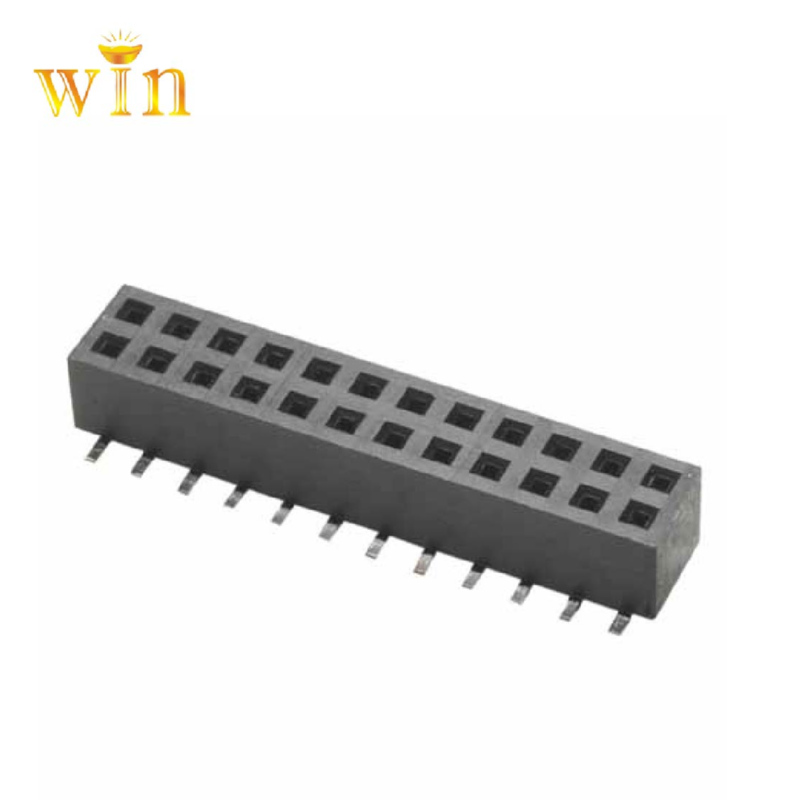 2.0mm 2x6p SMT pystysuora malli Naisten otsikko PIN-otsikkopistoke