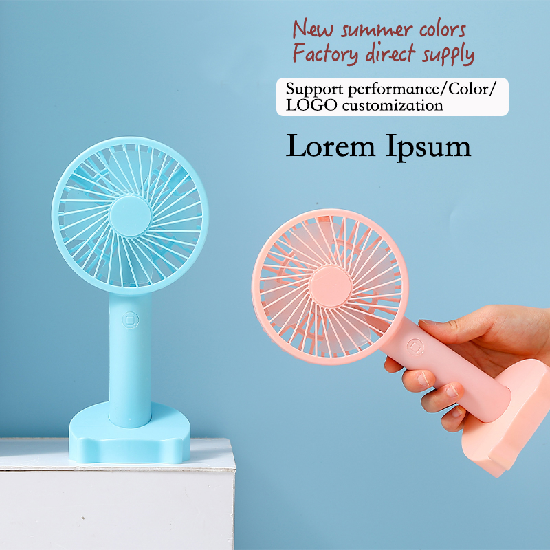 Tukku Räätälöity 2021 Monivärinen taitettava ulkona Mobile Cooling Handheld USB Air Cooler ladattava Mini Fan