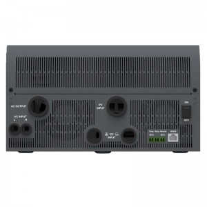 EPEK MPPT 3000W SOLAR-invertteri 60A 48V Pure Sine Wave Hybridin invertter 220V 230Vnostomaksu Vihtionsuoja M6142