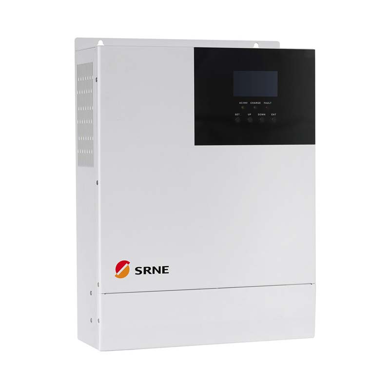 SRNE 5000W ALL-in-One MPPT Hybrid Solar Charge Inverter Vaakasuuntainen 48V 220VAC Pure Sine Wave 80A MAX PV 145V Off-grid-invertteri