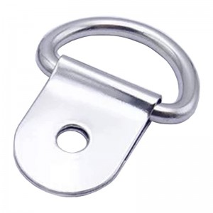 Pieni teräs D-Ring TIE DOWNS, D Sormukset Ankkuri kiinnitysrengas kuormitetuille kuorma-autojen kuorma-autovaunut RV veneet