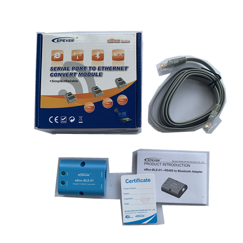 WiFi Serial Server RS485 Bluetooth-sovittimeen SOALR-ohjaimen invertteri EPSOLAR LS VS A vs Bn Tracera Tracerbn Shi Shi
