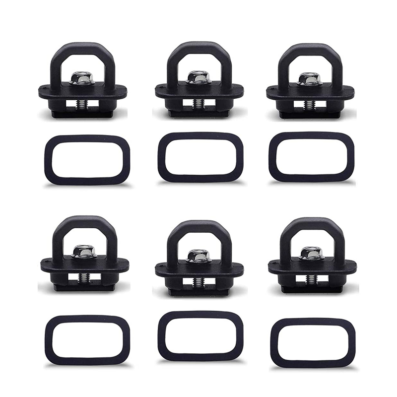 Kiinnitä ankkuri Truck Bed Cargo Side Seinäkoukku Rings Yhteensopiva ajan 2007-2018 Chevy Silverdo/gmc Sierra, 2015-2018 Chevy Chevrolet Colorado/gmc Canyon