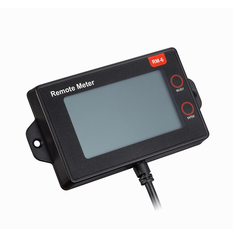 SRNE RM-6 Remote Meter LCD-näyttö MC24-sarjassa MPPT 20A 30A 40A 50A Solar-säädin