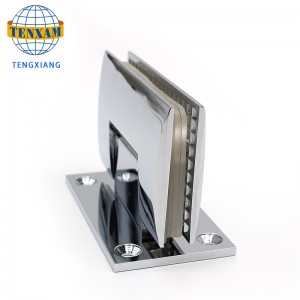 Kylpyhuone Clip suihkuhuone ruostumaton teräs hionta lasi oven leike 90 asteen hitsaus lasiovi kiinnitys leikkeen sarana