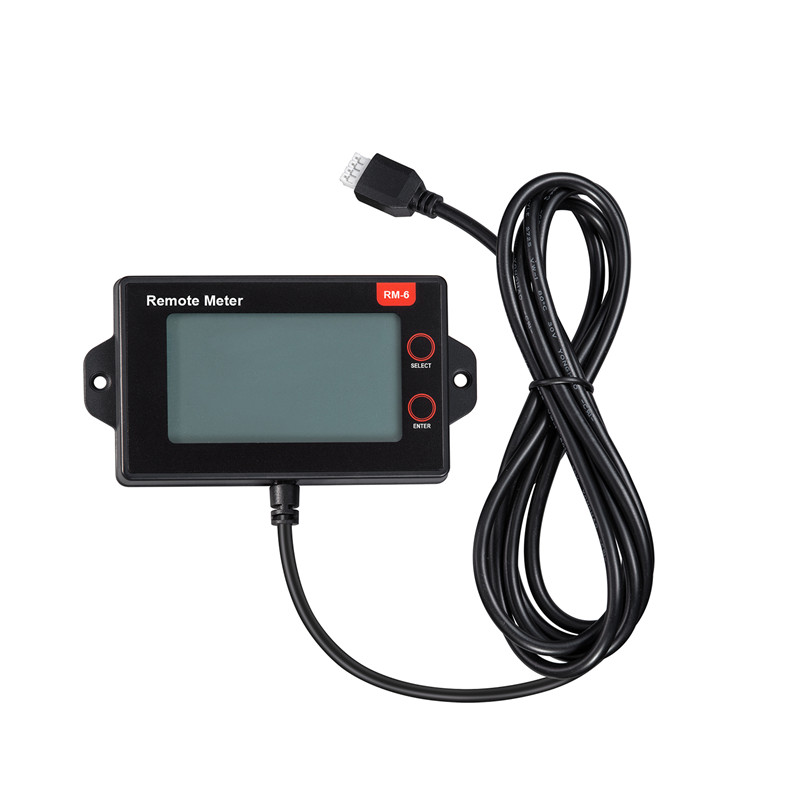 SRNE RM-6 Remote Meter LCD-näyttö MC24-sarjassa MPPT 20A 30A 40A 50A Solar-säädin