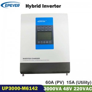 EPEK MPPT 3000W SOLAR-invertteri 60A 48V Pure Sine Wave Hybridin invertter 220V 230Vnostomaksu Vihtionsuoja M6142