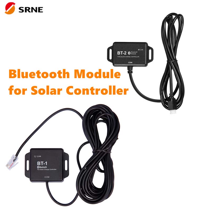 SRNE BLUETOOTH MODULE BT-1 BT-2 MPPT Solar-lataus- ja disculager-ohjain ML ja MC-sarja PV -ohjain