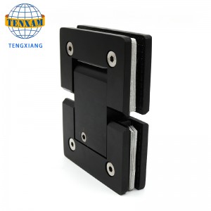 Kylpyhuone Musta lasiovi sarana Säädä Suihkuovitoimittaja tappisarana rankaa sarana