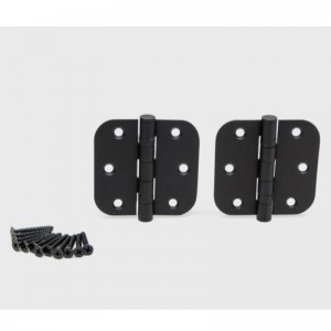 HN005 3,5 tuuman ruostumattomasta teräksestä valmistettu sisäovi saranat 5/8 tuuman säteennurkkalla