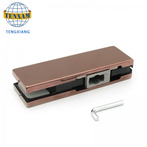 Lasi-ovipuristin SUS304 Ruostumaton teräs yläoven laastari, joka sopii lasin yläreunaan