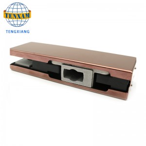 Lasi-ovipuristin SUS304 Ruostumaton teräs yläoven laastari, joka sopii lasin yläreunaan