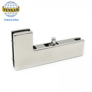 Laitteisto tarvikkeet ruostumaton teräs kehyksetön lasi oven puristin korjaus